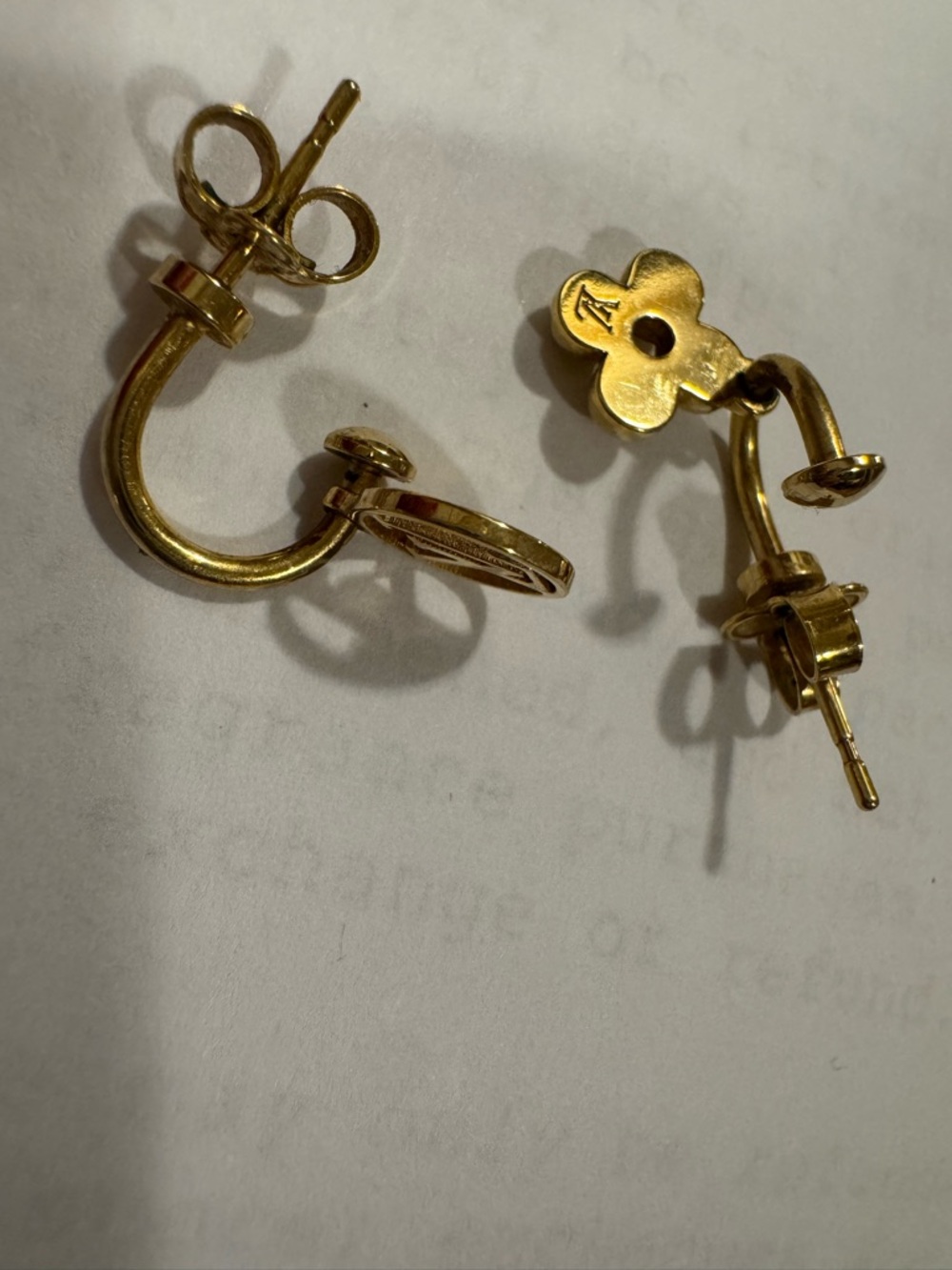 Authentic LV Louis Vuitton Blooming Earrings m64859 - Picture 12 of 12